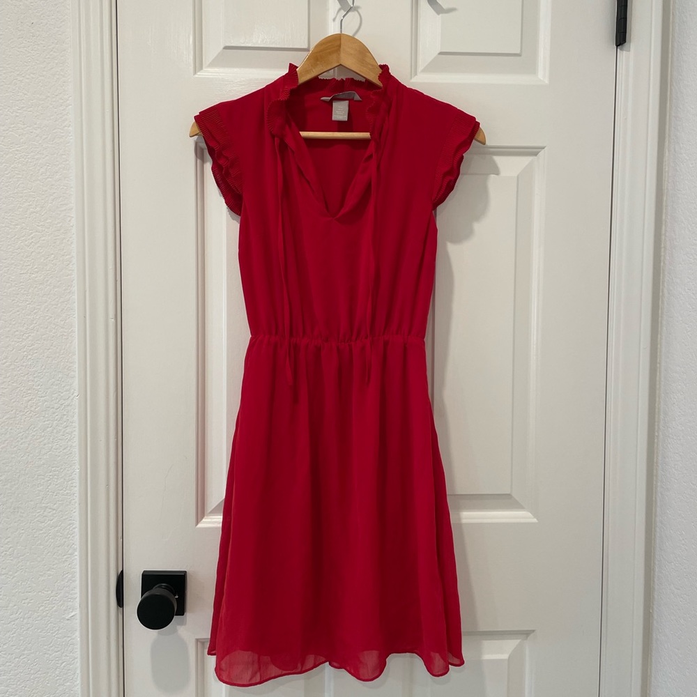 Red H&M dress